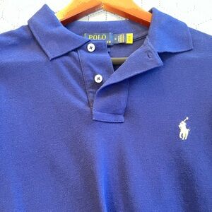 NEW men’s Polo by Ralph Lauren Men's medium Blue Polo Shirt. Beautiful!